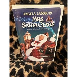 Vintage Mrs Santa Claus Hallmark Clamshell VHS Tape Movie 1996 Angela Lansbury